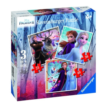 Puzzle 3w1 Kraina Lodu 2